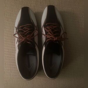 Women’s Black, White & Brown Golf Shoes